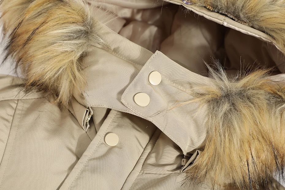 ?Mirrordust?Men Winter Jackets Thicken Warm Parkas Coat Vintage Fur Collar Padded Jackets Casual Loose Jackets Outwear