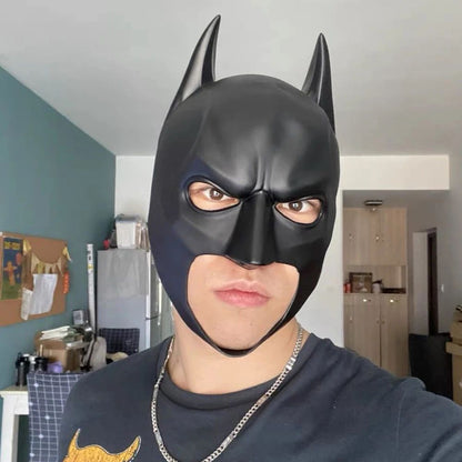 Mask for Men Anime Bat Mask Headgear Latex Material Cosplay Headgear Halloween Night Dance Party Adult Masquerade Mask Latex