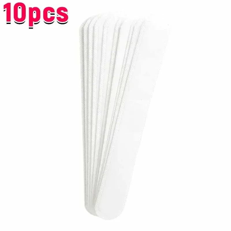 10/40pçs Adesivos Absorventes de Suor para Chapéus Femininos Masculinos Fita Branca Invisível Antissujeira para Boné Esportivo Tiras Redutoras de Tamanho de Chapéu