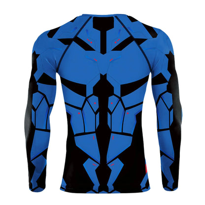 Super Mens Compression T-Shirt Long Sleeve 3D Tight Fitness Gym Sports Digital Printed Running Shirts Hero Jerseys Cosplay Top