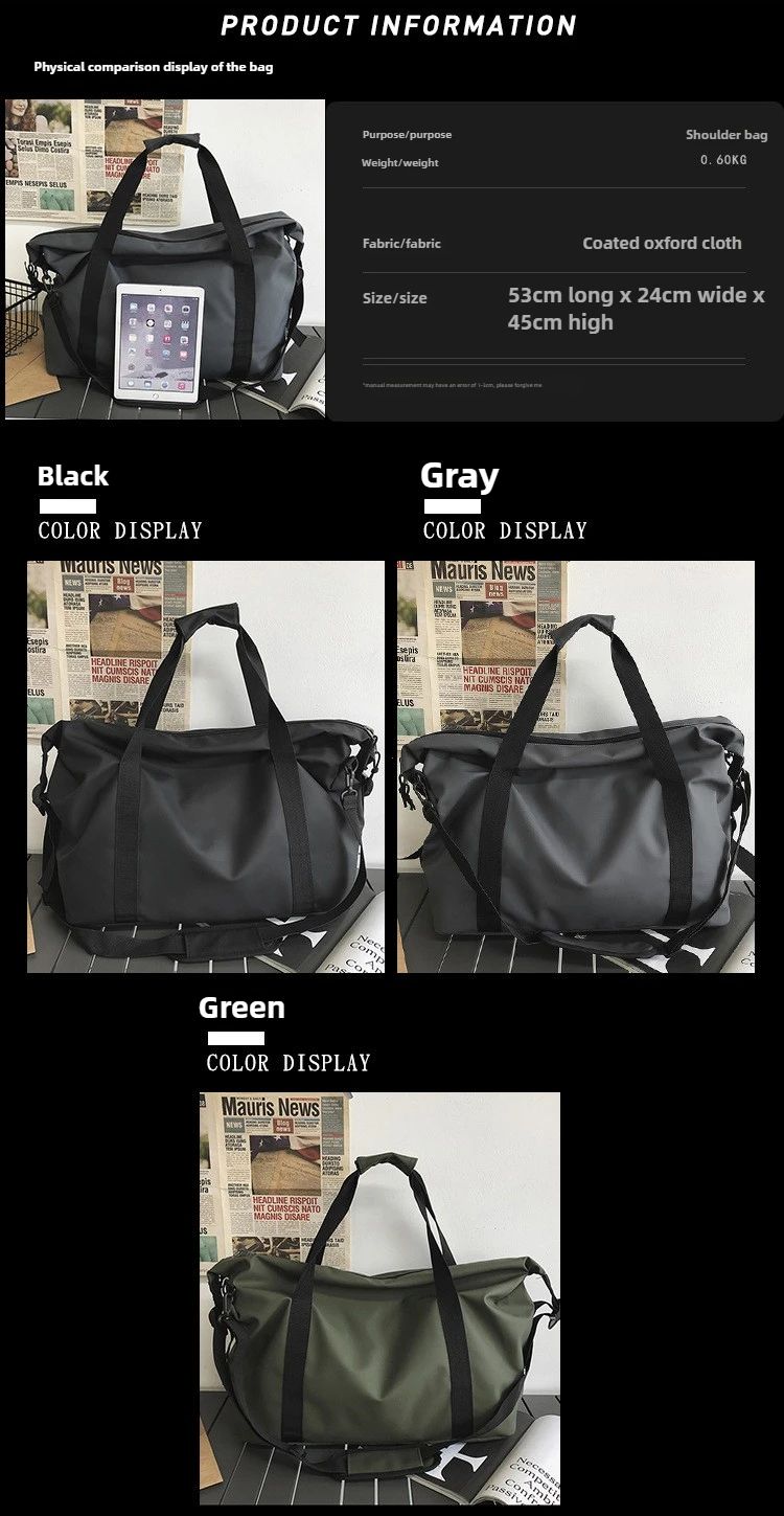 2026 style handheld travel bag, large-capacity sports and fitness bag, lightweight luggage storage bag