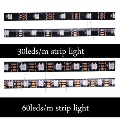 Addressable Rainbow PC Digital WS2812b LED Strip Light for 5V 3pin ARGB Header PC Case Asus Aura Sync RGBIC Fusion MSI Mystic