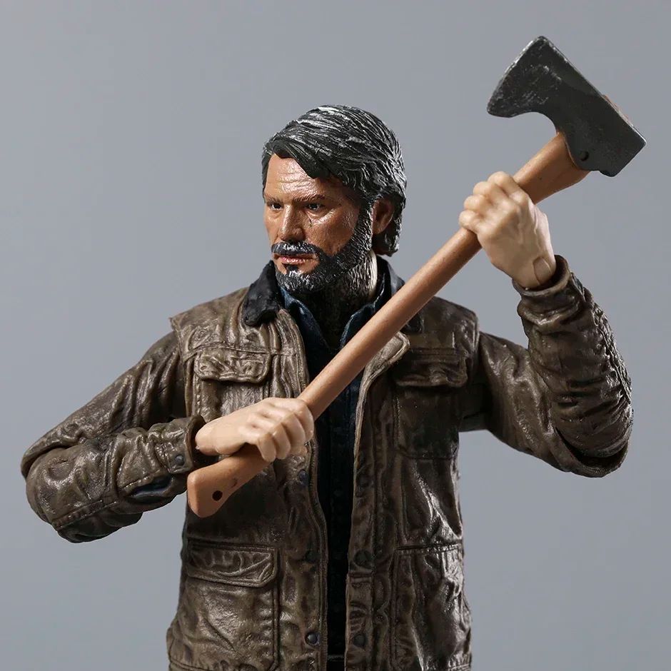 NECA The Last of Us 2: Pacote Duplo de Bonecos de Ação Ultimate Joel e Ellie para Coleção - Presente Brinquedo