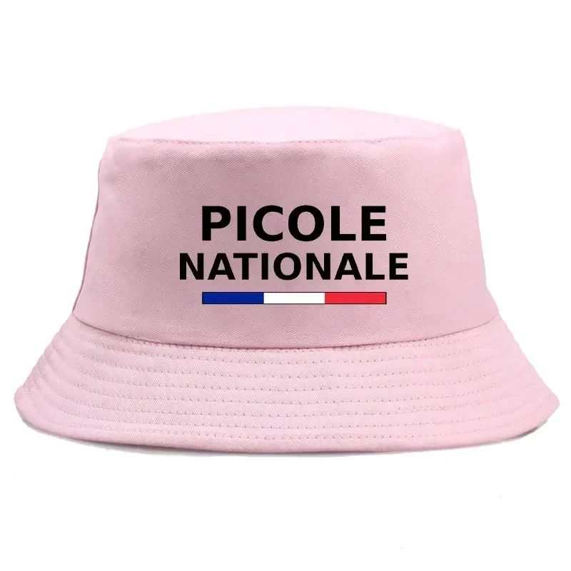 Summer Picole Nationale Bob Man Reversible Bucket Hat Women Cotton Fisherman Cap Unisex Outdoor Sport Sun Activities Panama
