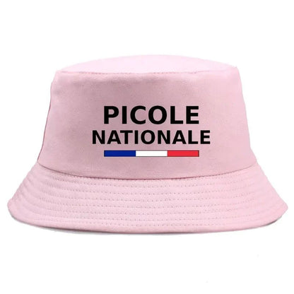 Summer Picole Nationale Bob Man Reversible Bucket Hat Women Cotton Fisherman Cap Unisex Outdoor Sport Sun Activities Panama