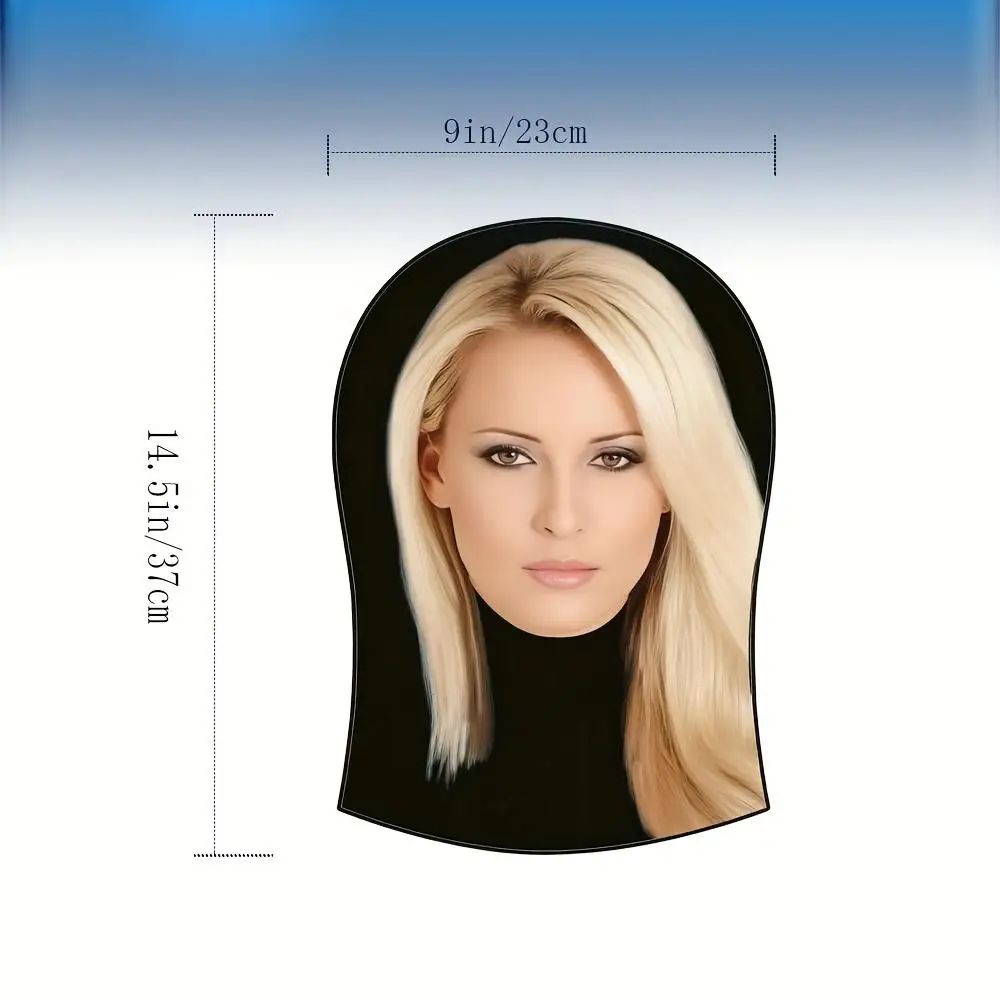 3D Full Face Mask HD Digital Printed Breathable Mesh Mask, Novelty Role-Playing Prop, Suitable for Various