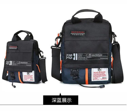 2024 New Shoulder Messenger Bag Casual Men's Bag Portable Briefcase Nylon Waterproof Outdoor Bag Man Messenger Trend Handbags