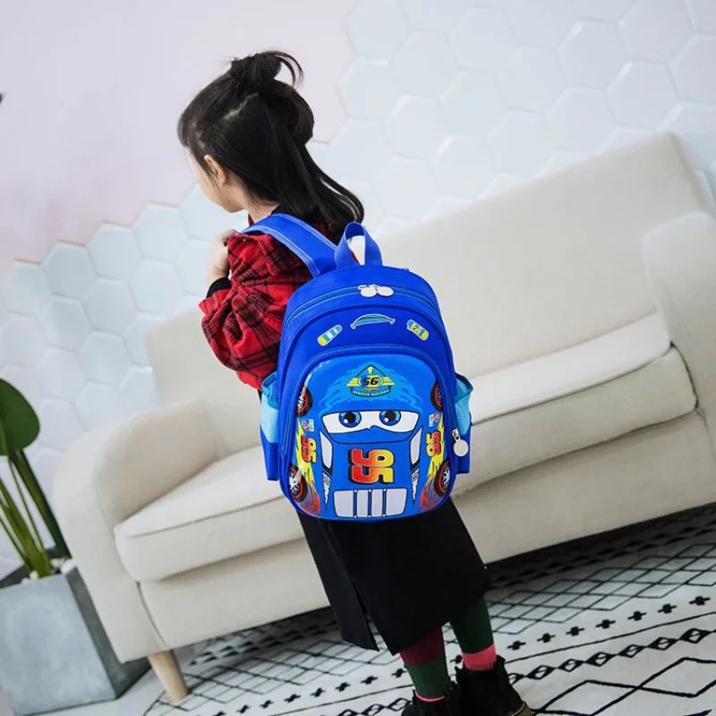 Mochila Disney Pixar Carros Ortopédica Escolar para Meninos Impermeável para Adolescentes Mochilas Escolares de Desenhos Animados Presente de Natal de Aniversário