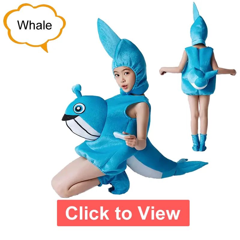Sea Turtle Cosplay Costume Children‘s Marine animals Performance Clothing Set Hat Clothes Shoe Kids Anime Octopus Shark Dolphin