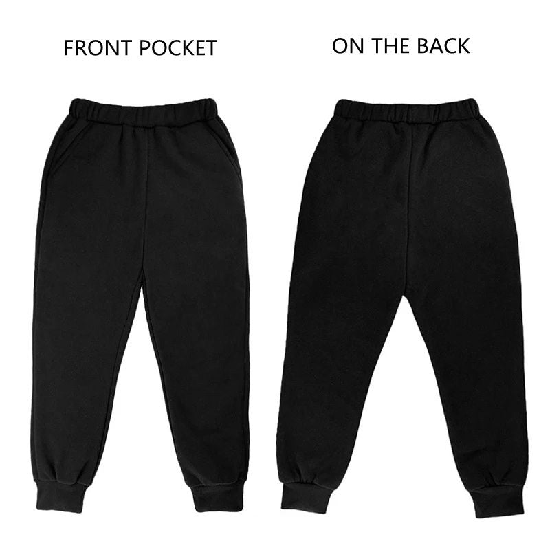 Children Kids Casual  Long Sleeve Hoodie Pullover Sweatshirt Tracksuit Jogger Sweatpants Unisex Sweatsuit Set