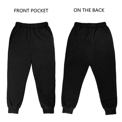 Children Kids Casual  Long Sleeve Hoodie Pullover Sweatshirt Tracksuit Jogger Sweatpants Unisex Sweatsuit Set