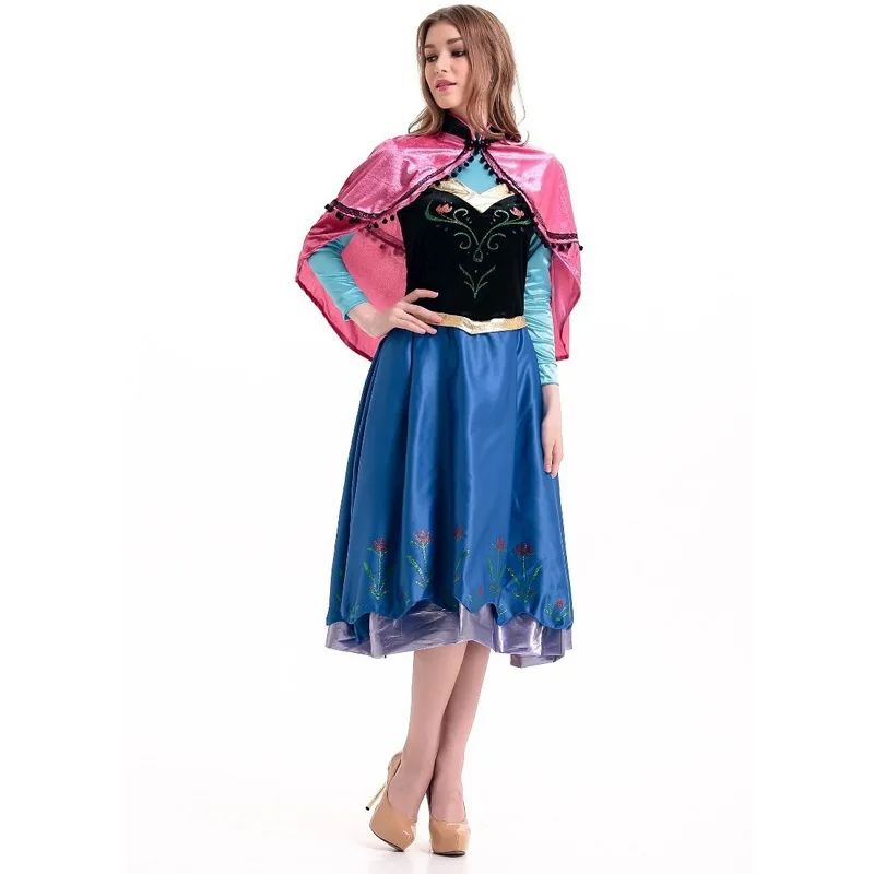 Halloween Costume Frozen Co Anna Dress Cos Queen Costume