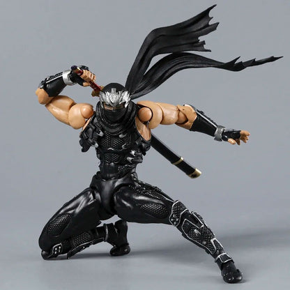Revoltech Ryu Hayabusa Boneco de Ação PVC Modelo Ornamento Brinquedo Coleção Presente