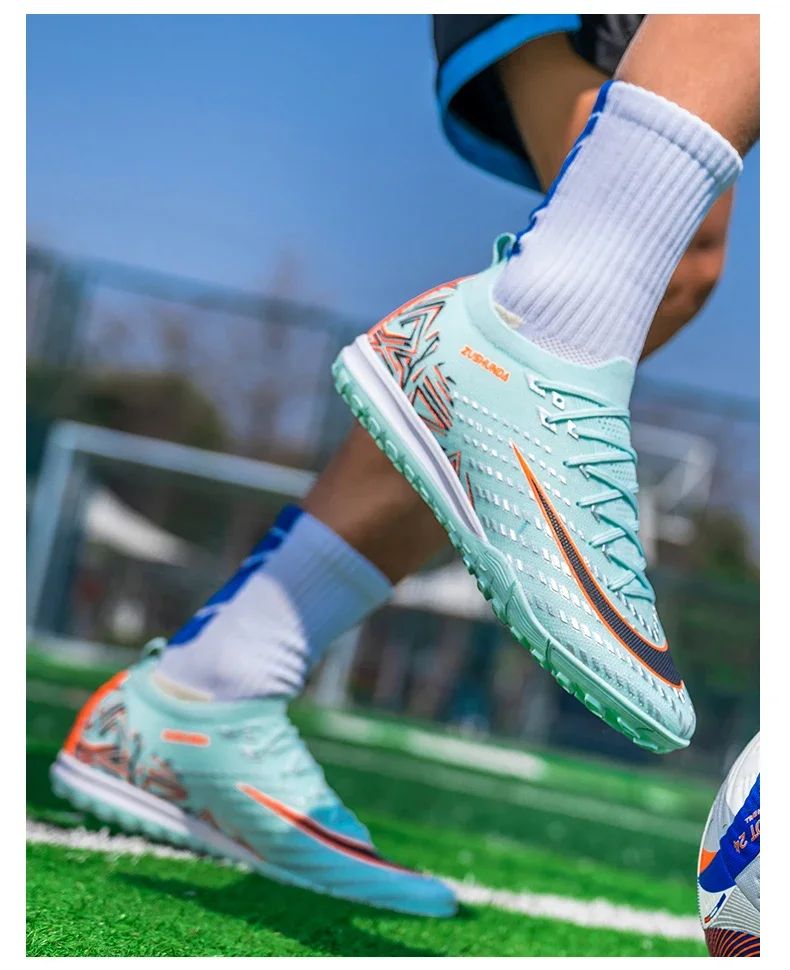 TF/FG Men Soccer Shoes Society Professional Football Field Boots Original Comfortable Top Quality Cleats Football Shoes Tenis