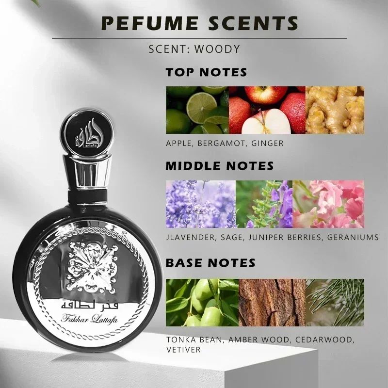 Desodorante Corporal Fakhar 100ML Spray Perfume Feminino Alta Qualidade Presente Árabe Fragrância Namoro Sedutor Duradouro Eau De Parfum Presentes