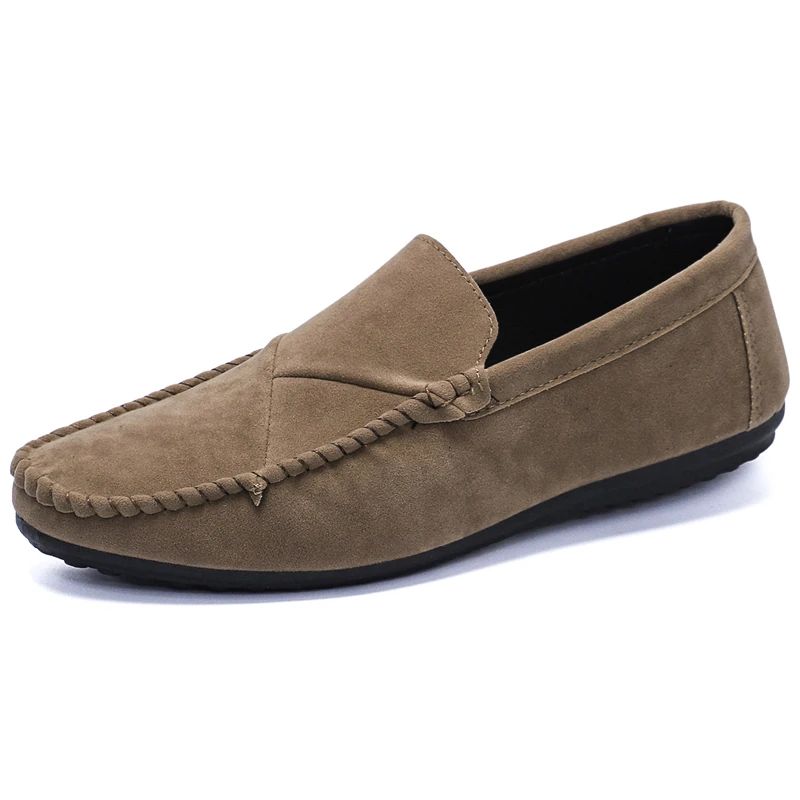 Fashion Suede Men Casual Shoes Male Lazy Shoes Breathable Comfort Slip-on Mens Driving Shoes Luxury Brand Loafers Moccasins