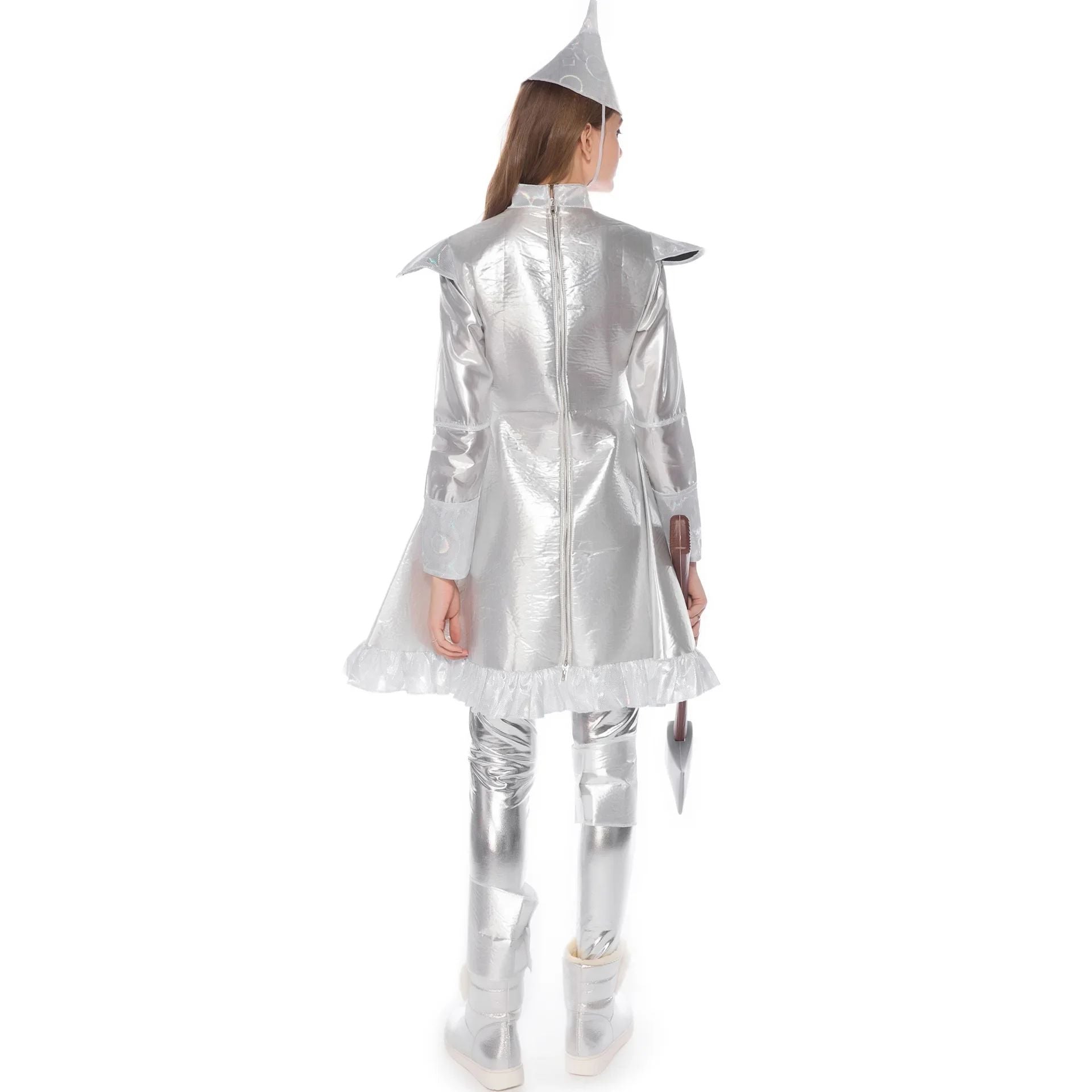 Halloween Cosplay Tin Man Adult Women's Costume