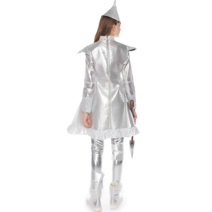Halloween Cosplay Tin Man Adult Women's Costume