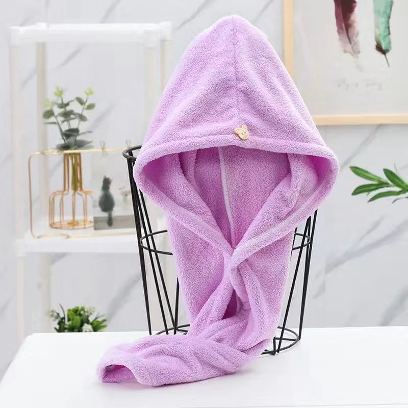 Dry Hair Cap Sports Towel Fiber Super Fine Adult Bath Towel Towels Bathroom Soft Turban for Hair Drying Miss Serviettes Face Wet
