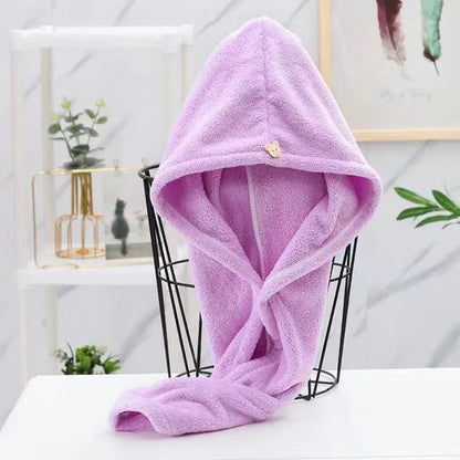 Dry Hair Cap Sports Towel Fiber Super Fine Adult Bath Towel Towels Bathroom Soft Turban for Hair Drying Miss Serviettes Face Wet