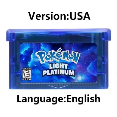 Cartucho de Jogo GBA Console de Videogame 32 Bits Card da Série Pokemon Crown Clover Unbound Quetzal Glazed Gaia Emerald Legacy