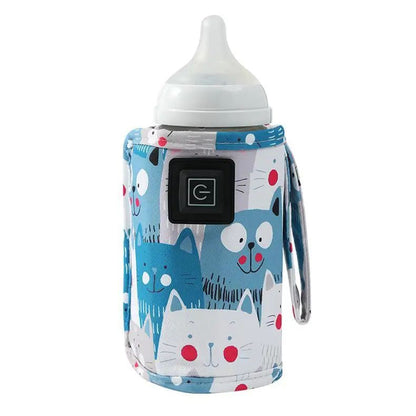 Bottle Warmer Multi Functional Bottle Heater Portable Adjustable USB Insulated Bag Baby Milk Food Warmer Tool Home Car Travel