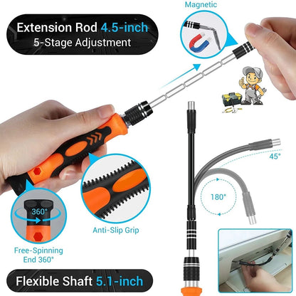 Chave de Precisão 25/115/135/140 em 1 Pontas Magnéticas de Mini Parafusos Porcas Kit de Ferramentas de Reparo Multifuncional DIY Doméstico Profissional