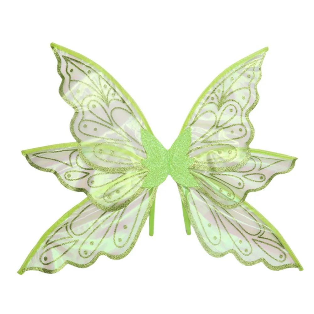 1PC Adults Fairy Wings Girls Sparkling Angel Wings Butterfly Costume Wings Halloween Costume Dress up Party Favor Christmas Gift