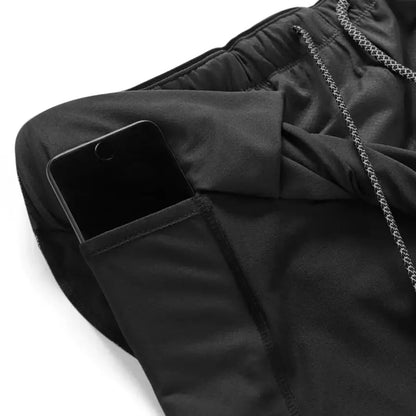 2025 New Men's Camo Running Shorts 2 in 1 Double Layer Quick Dry Gym Fitness Exercise Jogging Training Shorts Male Sports Short