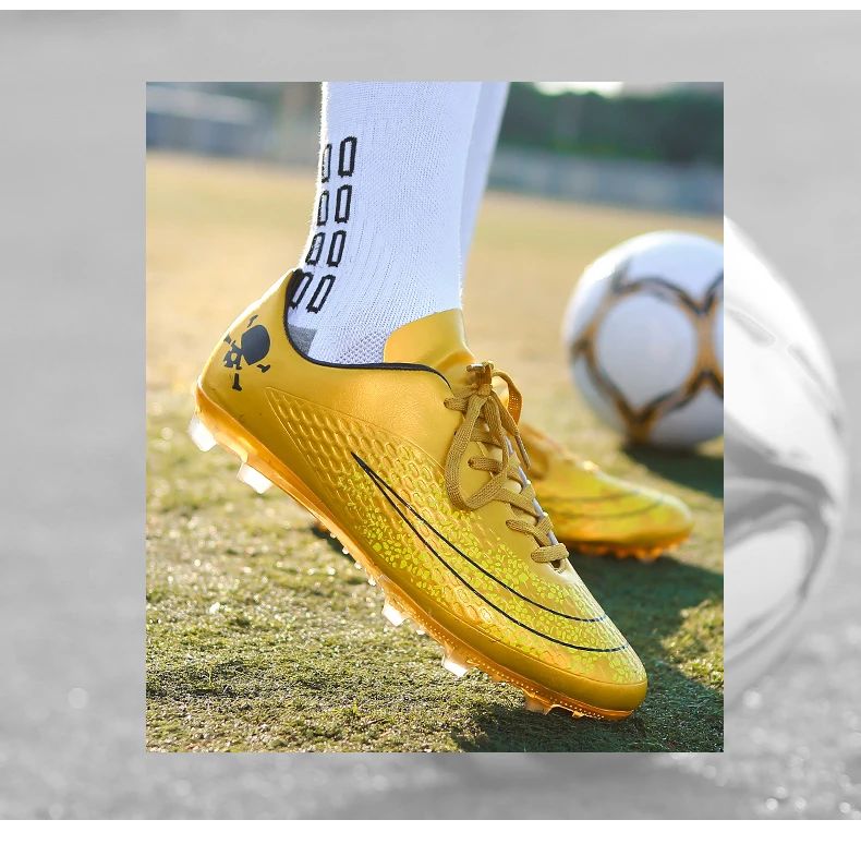 Men Society Soccer Shoes Cleats TF/FG Indoor Non Slip Original Professional Fast Football Shoes Grass Training Football Boots