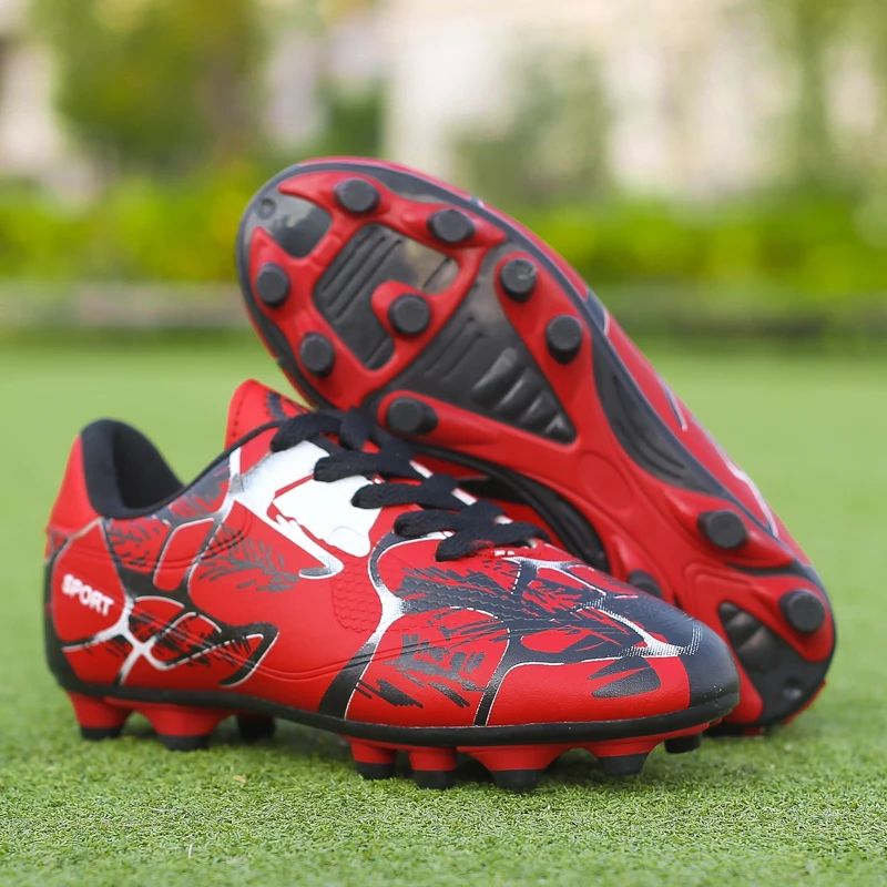 New Men Soccer Shoes Kids Cleats Grass Adult Professional Football Boots Ultralight Non-Slip Boys Training Shoes Drop Shipping