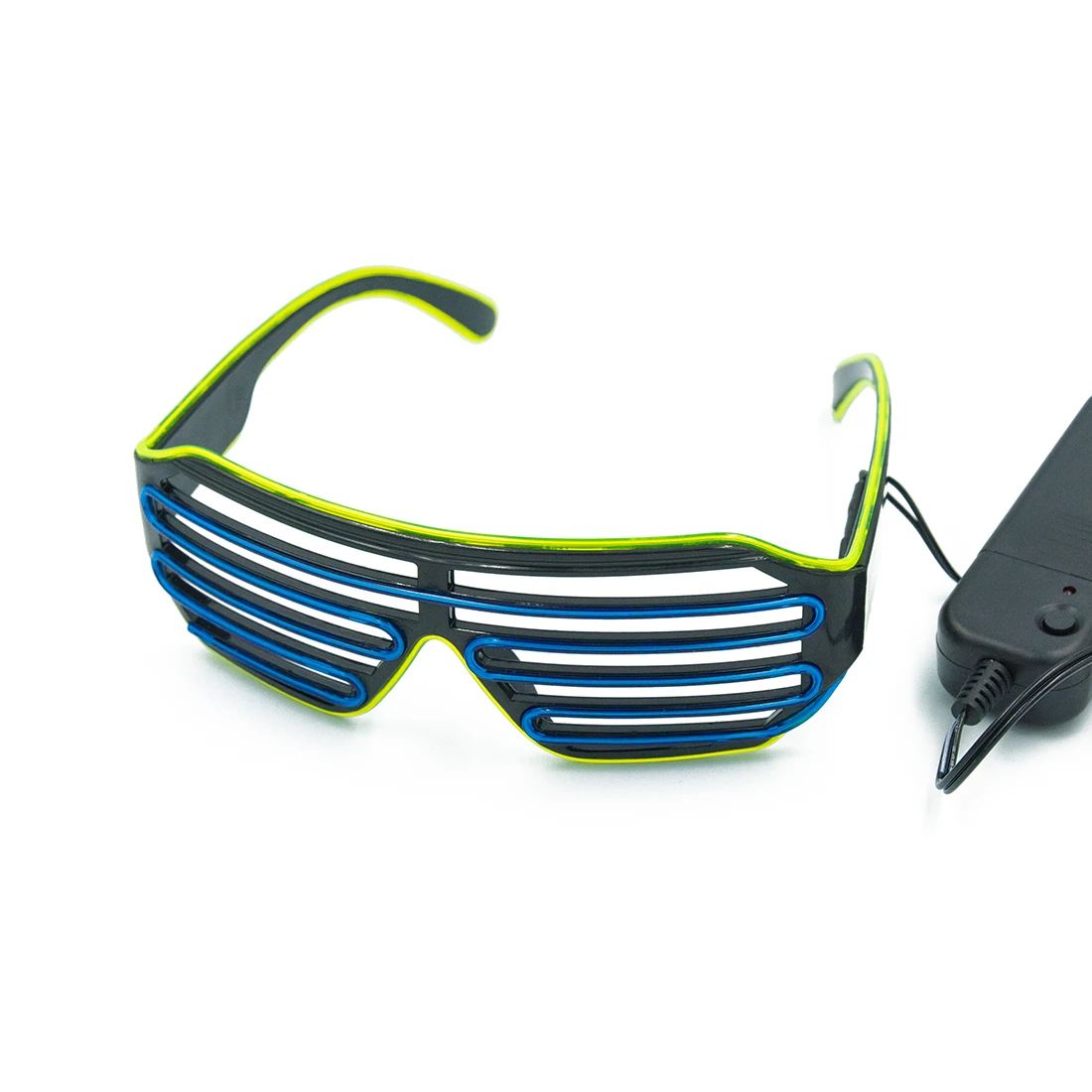 LED Glowing Glasses Gafas Luminous Bril Neon Christmas Glow Sunglasses Flashing Light Glass for Party Supplies Prop Costumes New