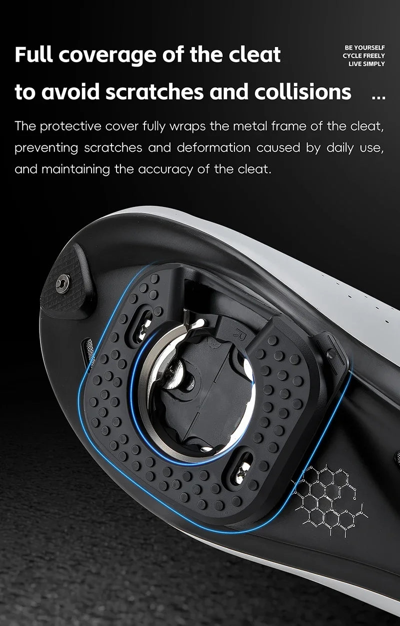 WEST BIKING Bicycle Cleats Pedal Cover Quick Release Road Bike Pedal Cleats Self-locking Cycling Pedal Cleat For Speedplay Zero