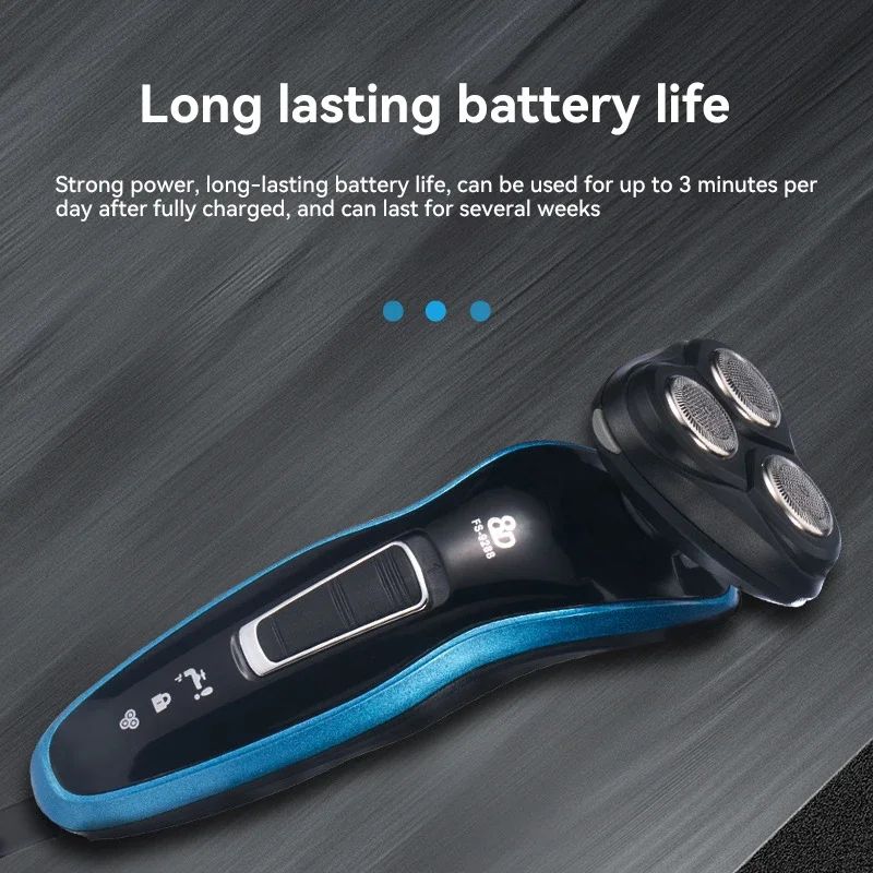 Xiaomi Men's Shaver 3-in-1 Washable Painless Ultra-Thin Three-blade Wet and Dry Cordless Rechargeable Nose Hair Razor