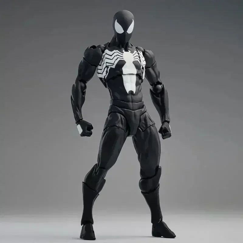 Em estoque: Bonecos de Ação de Anime Homem-Aranha com Traje Simbionte e Aranha Escarlate da Mess Toys - Conjunto de Presente Colecionável