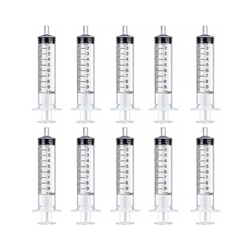 Seringa plástica de nutrientes reutilizável, 1ml-10ml, 10-20 peças, atacado, hidropônica, medição, também para cozinha
