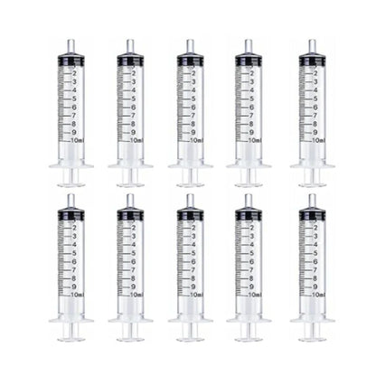Seringa plástica de nutrientes reutilizável, 1ml-10ml, 10-20 peças, atacado, hidropônica, medição, também para cozinha