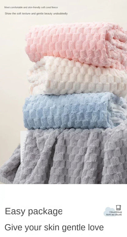 Super Soft and absorbs water and dries quickly,  It is softer than pure cotton and the towel?bath towel and hair dryer