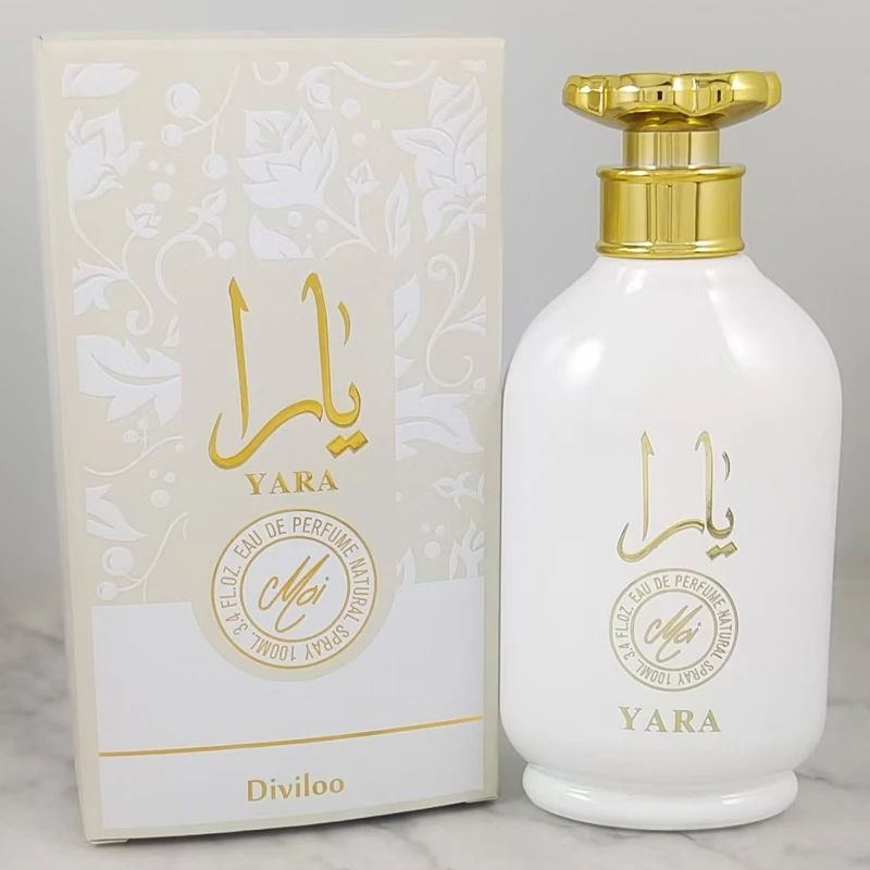 Perfume 100ml Fragrância Árabe Dubai Arábia Oriente Médio Lattafa YARA Perfumes Árabes Masculino Feminino Duradouro