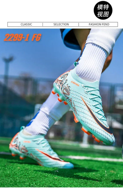 TF/FG Men Soccer Shoes Society Professional Football Field Boots Original Comfortable Top Quality Cleats Football Shoes Tenis
