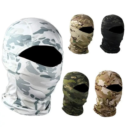 Camouflage Balaclava Full Face Mask Wargame CP Hat Hunting Bicycle Cycling Bandana Neck Gaiter