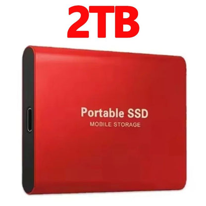 SSD Portátil de Alta Velocidade 16TB Unidade de Estado Sólido Externa 1TB 2TB Disco Rígido Potente 4TB SSD Ultrafino para PC/Laptop/Mac/Telefone