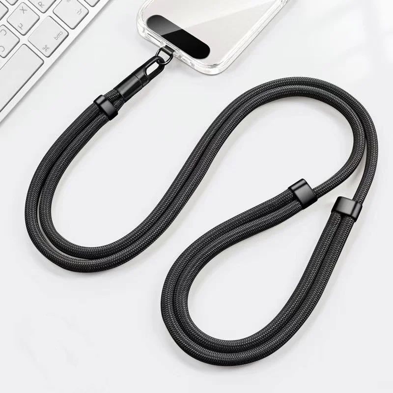 Alça Ajustável para Celular Cordão para Celular a Tiracolo Cordões de Pescoço com Patch para iPhone Corda de Suspensão para Celular