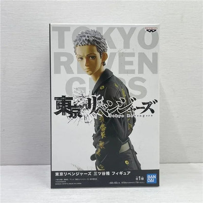 Bandai Tokyo Revengers Baji Keisuke Mitsuya Takashi Hanagaki Takemichi Anime Action Figures Collection Ornaments Figure Toys