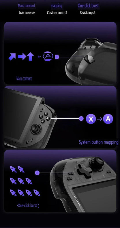 Abxylute N6 Game Controller for Switch 2 Wired Gamepad Integrated Direct Plug in Handle Native Protocol Joycon Vibration Custom