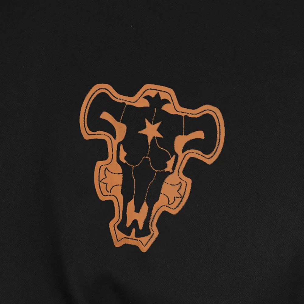 Anime Black Clover Asta Cloak Shawl Headband Black Bull Logo Hooded Cape Cosplay Costume Man Cloak Halloween Costumes