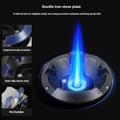 Fogão de Baixa Pressão com Chama Forte, Proteção contra Extinção de Chamas por Ventilador, Tubulação de Gás Natural, Fogão Comercial a Gás com Economia de Energia