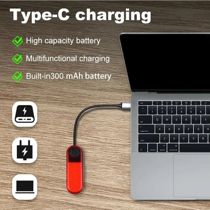 BUCKLOS Bike Light COB Front Rear Bicycle Lights LED Rechargeable Mountain Road Bicycle Lamp MTB Tail Light Cycling Flashlight