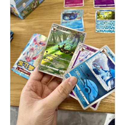 100% Original Pacote de Gemas Pokemon Vol3 Edição Cartas Anime Pokemon PTCG Bolsa de Gemas 2 Cartas Colecionáveis Brinquedo Presente de Aniversário Social