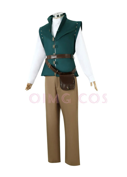 Flynn Rider Cosplay Costume  Adult Carnival Uniform Halloween Anime Halloween Costumes
